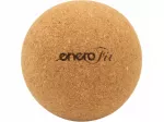 Masažo kamuoliukas ENERO FIT, kam&scaron;tinis, 6.5 cm, rudas