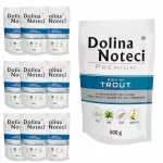 &Scaron;unų ėdalas DOLINA NOTECI Premium su upėtakiu, 10 x 500 g