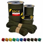 Paracord virvė EDCX 4 mm, Army Spruce, 30 m