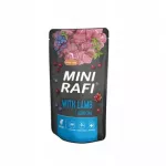 &Scaron;unų konservai Rafi MINI su ėriena, 150 g