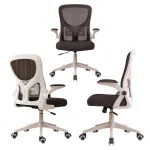 Ergonominė biuro kėdė su tinkleliu, pasukama