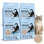 Katinų kraikas NOVAZOO NATURAL, 5 l, bekvapis, su&scaron;okantis