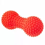 Masažo ir reabilitacijos volelis TULLO Duoball, 15,5 cm, raudonas, 1 vnt.