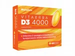 Maisto papildas VitaErba D3 4000, 60 mink&scaron;tų kapsulių