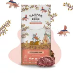 Katėms skirtas sterilizuotų HARPER and BONE pa&scaron;aras su 59 % mėsos, kiauliena ir la&scaron;i&scaron;a, 5 kg