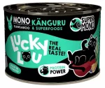 &Scaron;unų konservai Lucky Lou SuperMono su kengūriena, 200 g