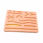 Praktikos siuvimo pagrindas, silikoninis, 17x12x1,2 cm