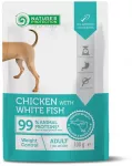 &Scaron;unų konservai Nature's Protection su balta žuvimi, svorio kontrolei, 100 g