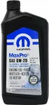 Sintetinis alyva MOPAR 0W20 MaxPro+ MS-6395, tinka CHRYSLER, JEEP, DODGE 3.6