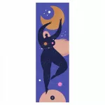 Kelioninis jogos ir pilateso kilimėlis COSMIC GIRL TRAVEL
