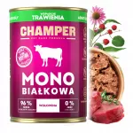 &Scaron;unų ėdalas skardinė CHAMPER Gastro Beef, 400 g, monobaltyminis, vir&scaron;kinimui