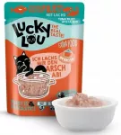 &Scaron;lapias kačių ėdalas Lucky Lou, tunas ir la&scaron;i&scaron;a sultinyje, 70 g