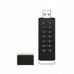 &Scaron;ifruojama USB atmintinė 256GB, klaviatūra, USB 3.0, AES256
