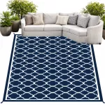 Lauko kilimas 160x230, dvisluoksnis, atsparus vandeniui, terasai ir balkonui