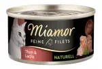 &Scaron;lapias pa&scaron;aras katėms Miamor Feine Filets Naturell, 80 g, tunas su la&scaron;i&scaron;a