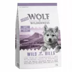 &Scaron;unų maistas Wolf of Wilderness Junior "Wild Hills" antis be grūdų, 1 kg