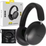 Bevielės ant ausų Blavec ausinės su Bluetooth mikrofonu 5.4 ANC ir dėklu