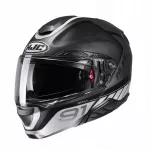 Motociklininko &scaron;almas HJC RPHA91 RAFINO, juoda/pilka, M dydis