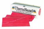 Guminė treniruočių juosta Theraband, raudona, 1,5 m