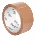 Pakavimo juosta Eurotape 48 mm x 60 m, tyliai atsukama, bronzinė