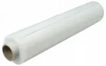 Skaidri tampri plėvelė, 2,4 kg, 23 mikronų, su 2,6 kg ritinio &scaron;erdimi