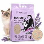 Katinų kraikas NOVAZOO, 10 l, su levandų kvapu, susiformuojantis, premium linija