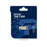 USB atmintinė Patriot TAB T560 128GB, USB 3.2, USB-A ir USB-C, sidabrinė