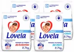 Skalbimo milteliai Lovela Baby, baltiems ir spalvotiems, 4 x 2,7 kg rinkinys