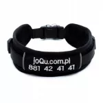 Platus individualizuojamas &scaron;uo antkaklis JoQu Extreme, juodas, S (35&ndash;45 cm)