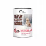 &Scaron;unų ėdalas RAW PALEO su kiauliena, 400 g