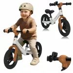 Balansinis dviratukas Lionelo Toni, reguliuojamas, 1,5+, smėlio spalvos, PU ratai