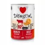&Scaron;unų konservai DISUGUAL su jautiena ir melionu, 400 g