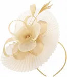 Moteri&scaron;ka eleganti&scaron;ka fascinator kepurėlė vestuvėms