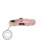 Antkaklis su dvigubu užsegimu, mažiems &scaron;unims, rožinis, XS, 20&ndash;30 cm
