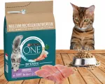 Sausas pa&scaron;aras katėms Purina One Sensitive su kalakutiena, 1,4 kg
