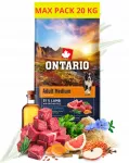Sausas ėdalas vidutinio dydžio suaugusiems &scaron;unims ONTARIO, ėrienos, 20 kg