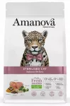 Sausas pa&scaron;aras sterilizuotoms katėms Amanova Cat Sterilised Salmon Deluxe, la&scaron;i&scaron;a, 6 kg