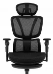 Ergonomi&scaron;ka biuro kėdė Hell's Chair HC-1044, juoda, audinys