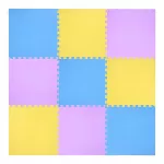 Dėlionė kilimėlis vaikams ir mank&scaron;tai ONE FITNESS, 9 dalys, EVA, 60x60 cm, 10 mm