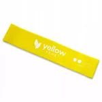 Guminė mank&scaron;tos juosta YellowLOOP, geltona, pasiprie&scaron;inimas 5&ndash;10 kg