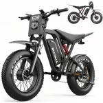Elektrinis kalnų dviratis Bluvall R700D, 2 varikliai, 3000W, 52V, 25Ah, iki 55 km/h