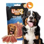 &Scaron;unų skanėstai UNIQ PETS, mink&scaron;tos antienos juostelės, 80 g