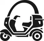 Lipdukas be fono automobiliui, motociklui ar motoroleriui, 12 x 12,7 cm