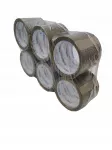 Pakuočių klijų juosta, 6 vnt., 75 mm x 48 m, ruda, HOT-MELT UNIVERSAL BRONZE