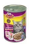 &Scaron;lapi kačių ėdalas su vi&scaron;tiena Basil, 415 g