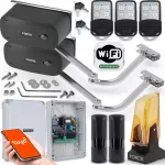 Sūpynės tipo vartų automatikos komplektas FORCE V400 LS, iki 8 m ir 400 kg, su galiniais ribotuvais