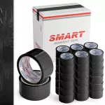 Pakavimo juosta SMART 48 mm x 50 m, juoda, lipni, stipri, 36 vnt. dėžutėje