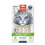 Kremas katėms WANPY su vi&scaron;tiena ir daržovėmis, sveikoms inkstams, 5 x 14 g