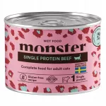 &Scaron;unų konservai Monster su jautiena, 200 g