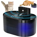 Automatinis augintinio gertuvė, 2,2 l, juoda, USB įkrovimas